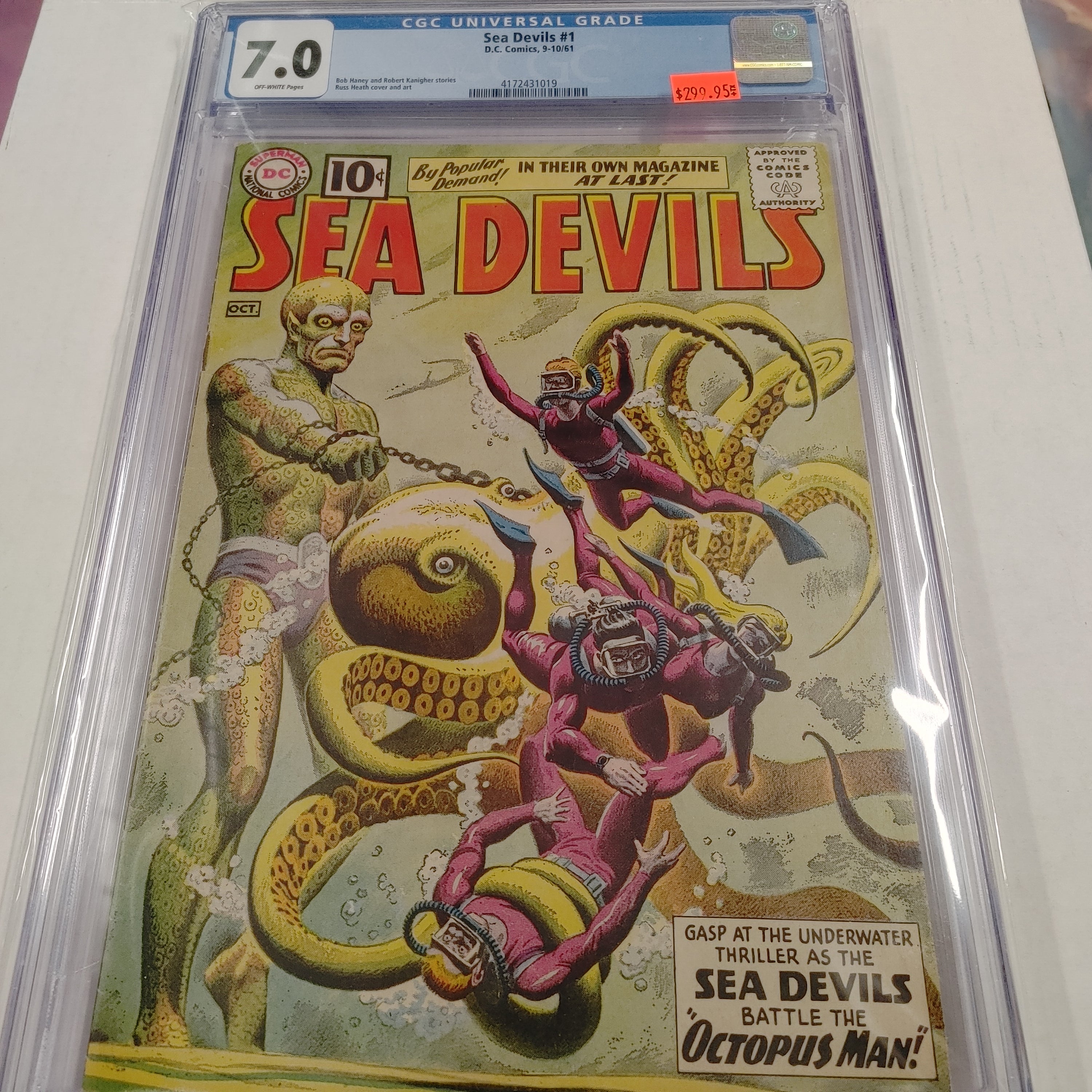 Sea Devils #1 - CGC 7.0 | L.A. Mood Comics and Games