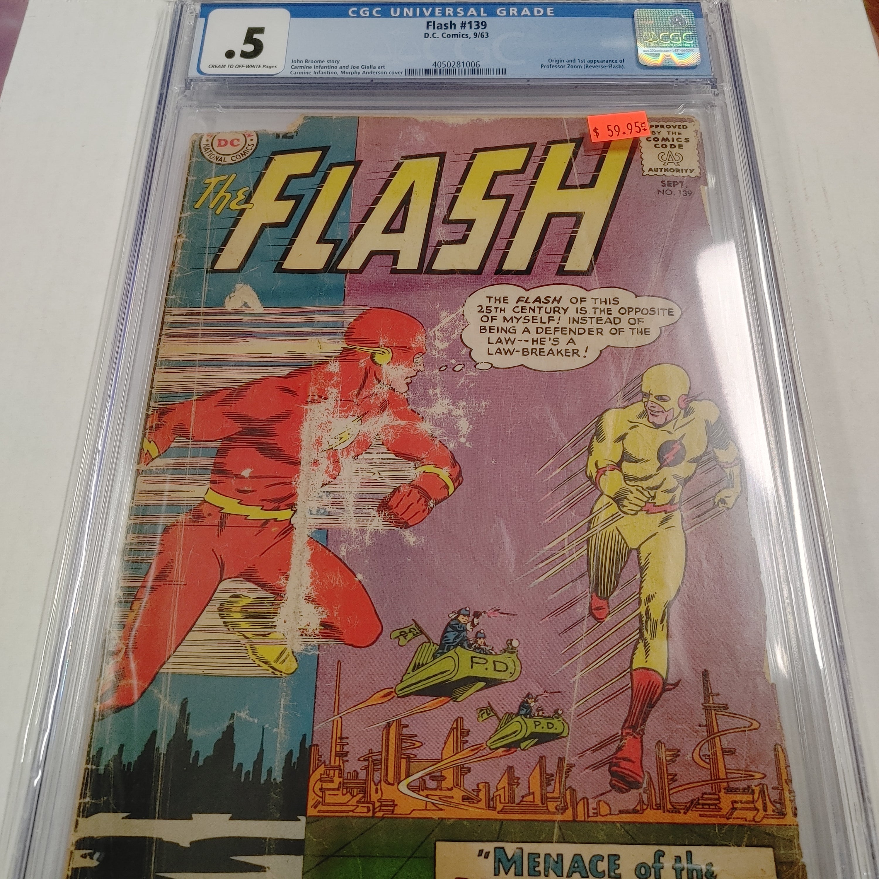 The Flash #139 CGC .5 | L.A. Mood Comics and Games