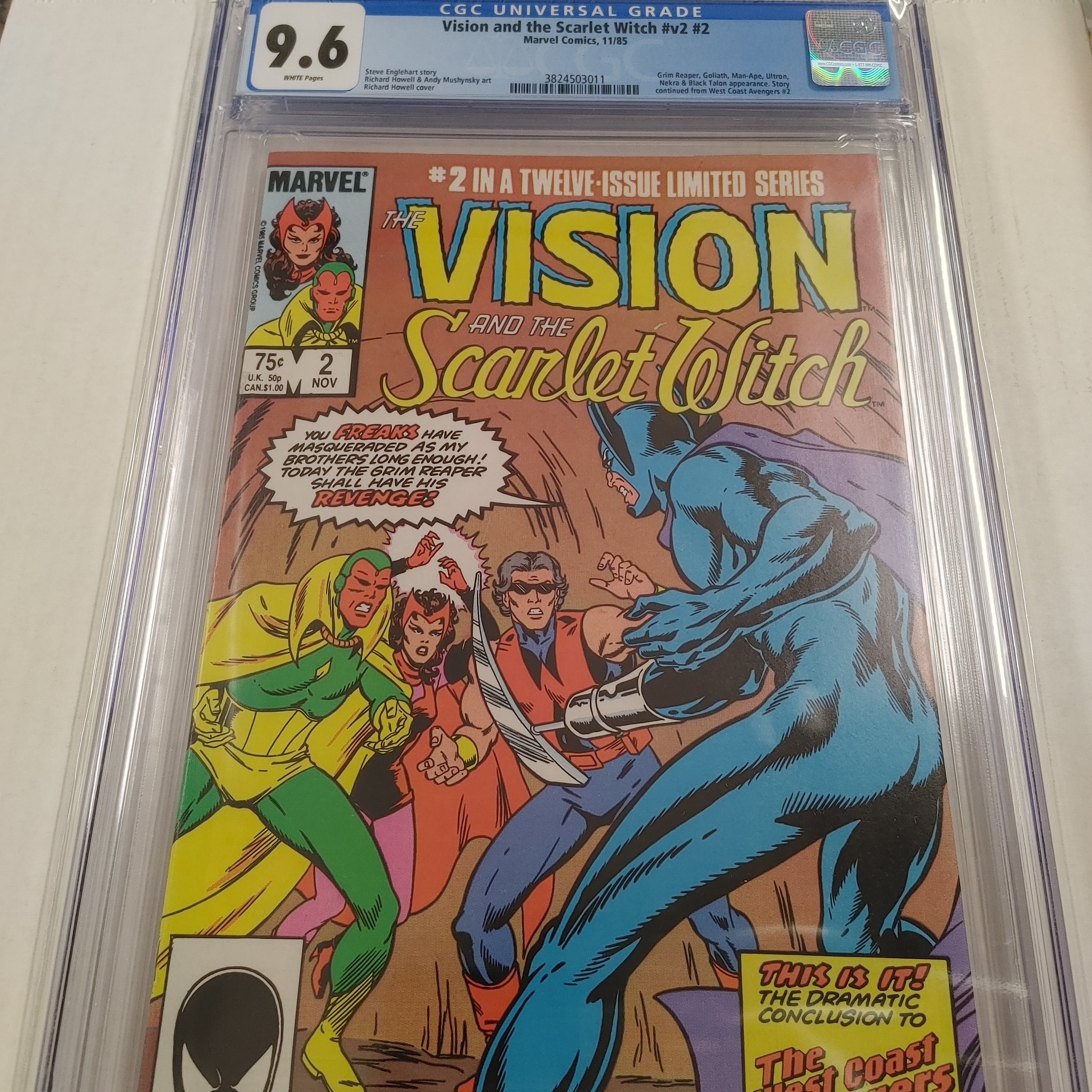Vision and Scarlet Witch #v2 #2 -  CGC 9.6 | L.A. Mood Comics and Games