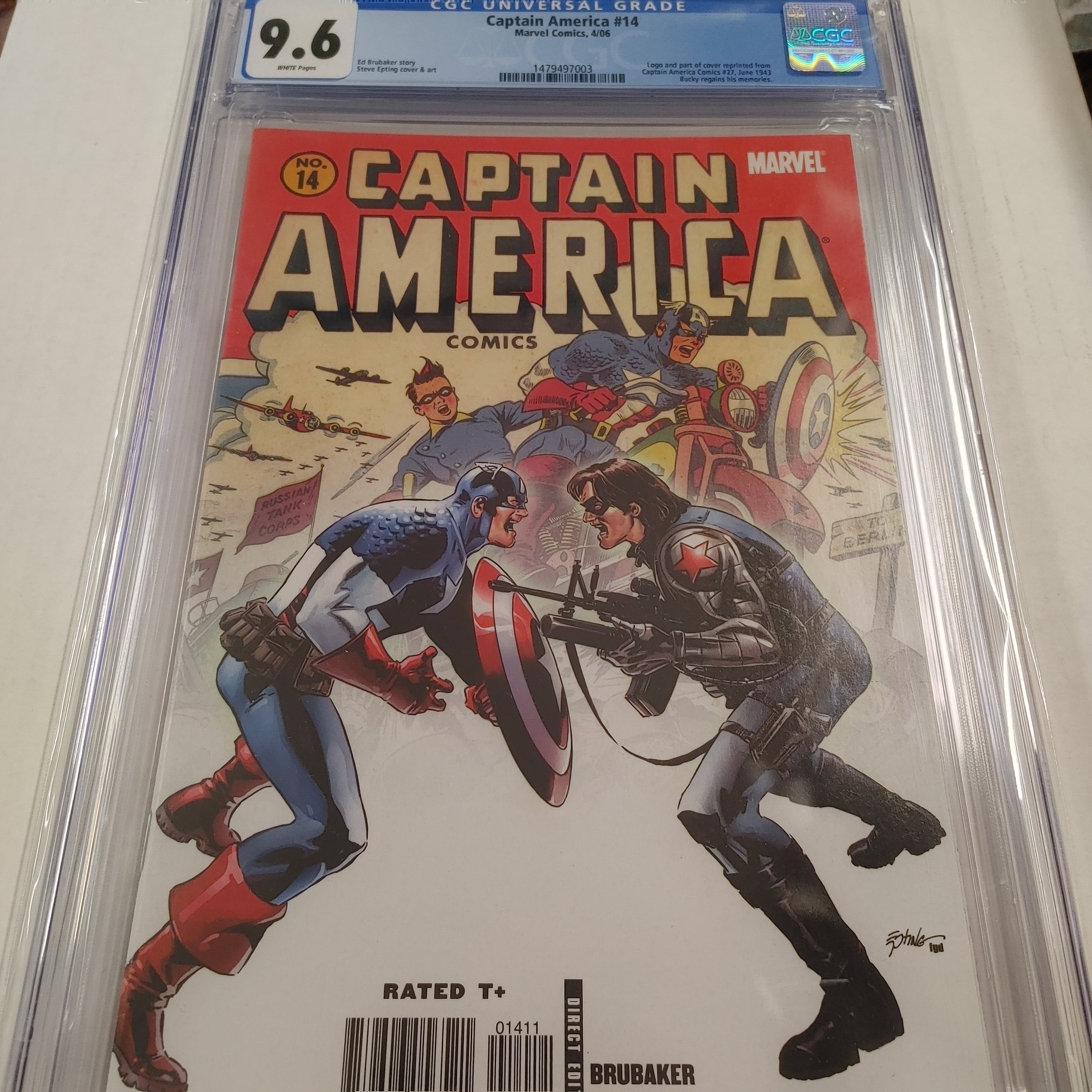 Captain America #14 CGC 9.6 | L.A. Mood Comics and Games