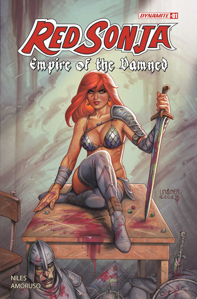Red Sonja Empire Damned #1 Cover B Linsner | L.A. Mood Comics and Games