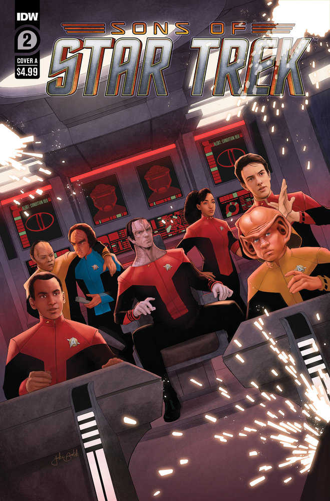 Star Trek: Sons Of Star Trek #2 Cover A (Bartok) | L.A. Mood Comics and Games