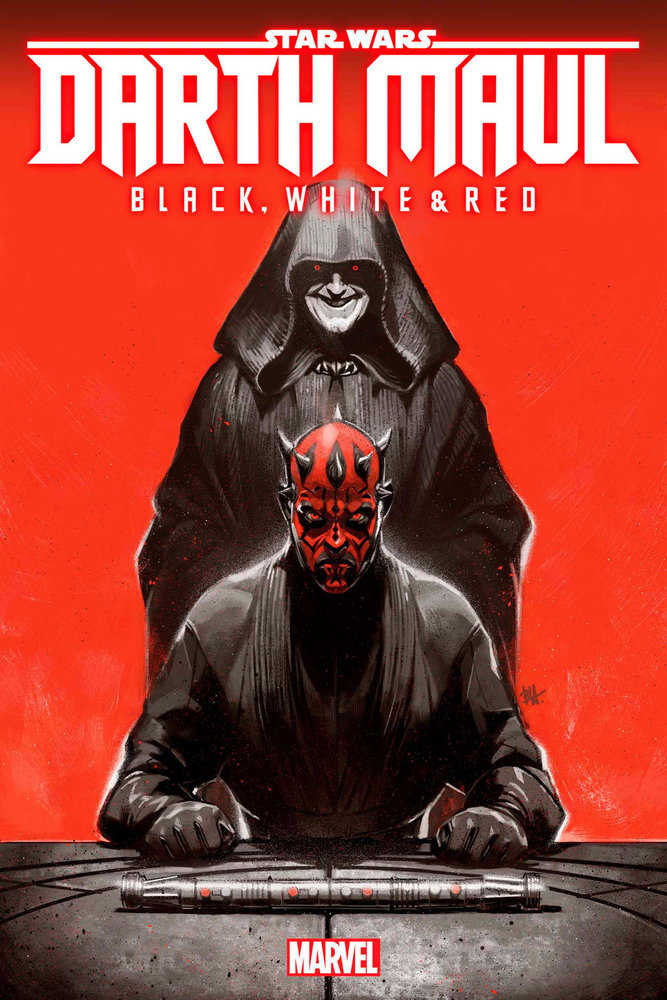 Star Wars: Darth Maul - Black, White & Red #1 Ben Harvey Variant | L.A. Mood Comics and Games