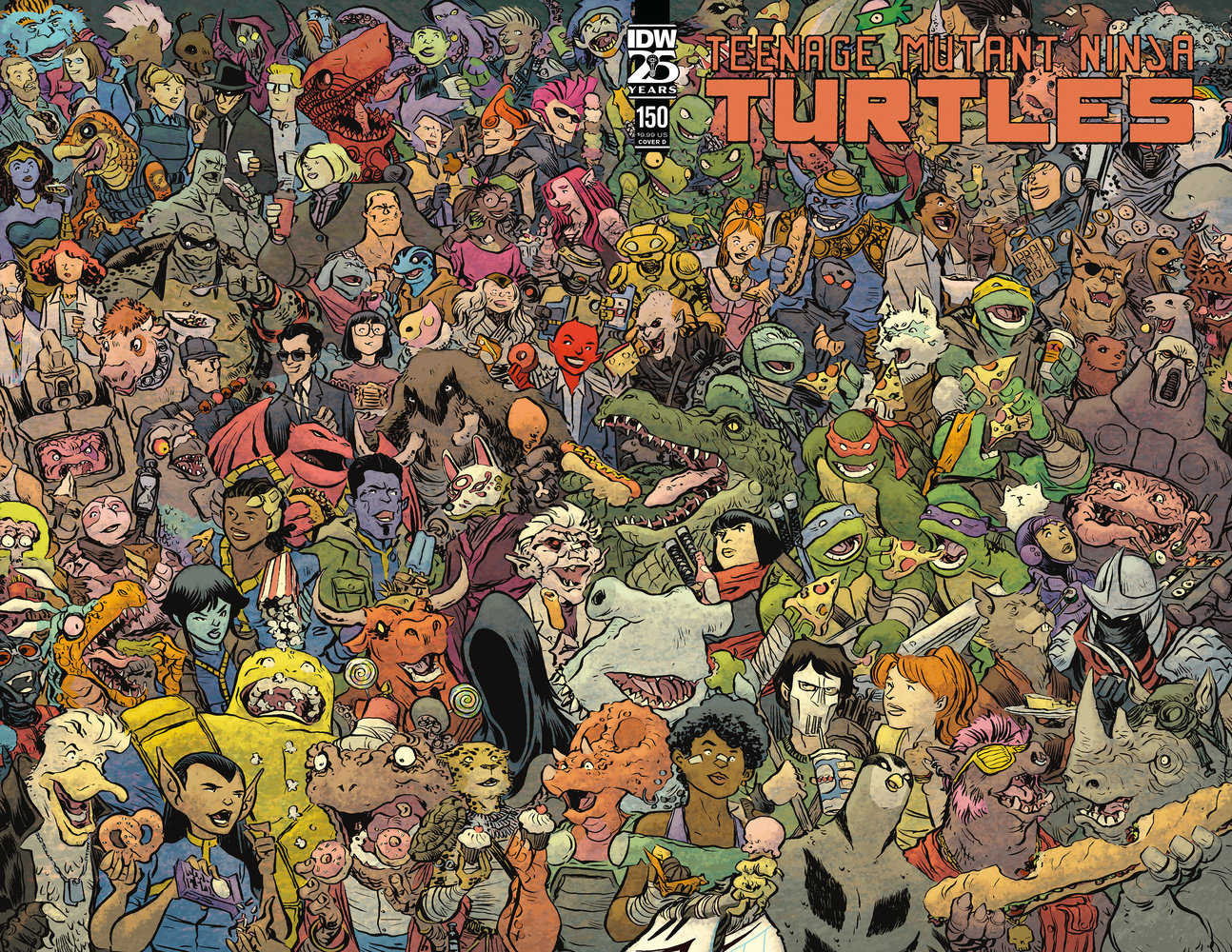 Teenage Mutant Ninja Turtles #150 Variant D (Lonergan Wraparound Variant) | L.A. Mood Comics and Games