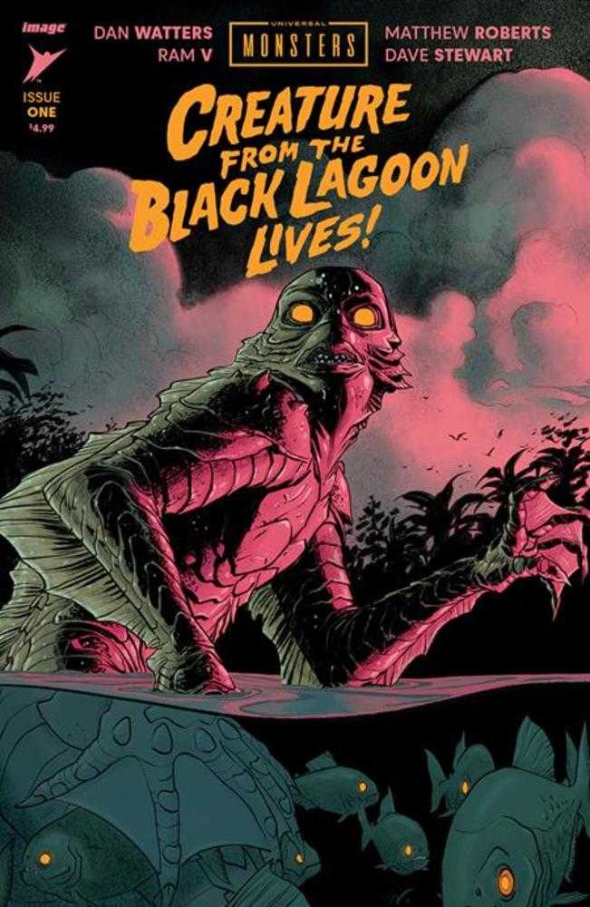 Universal Monsters The Creature From The Black Lagoon Lives #1 (Of 4) Cover A Matthew Roberts & Dave Stewart | L.A. Mood Comics and Games