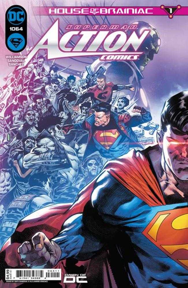 Action Comics #1064 Cover A Rafa Sandoval Connecting (House Of Brainiac) | L.A. Mood Comics and Games