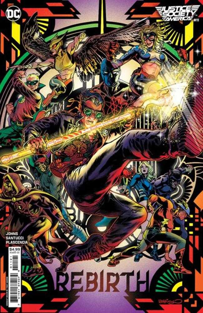 Justice Society Of America #11 (Of 12) Cover B Tony Harris Card Stock Variant (Res) | L.A. Mood Comics and Games