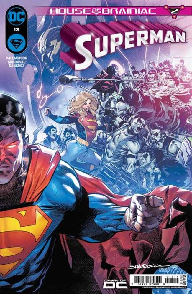 Superman #13 Cover A Rafa Sandoval Connecting (House Of Brainiac) | L.A. Mood Comics and Games