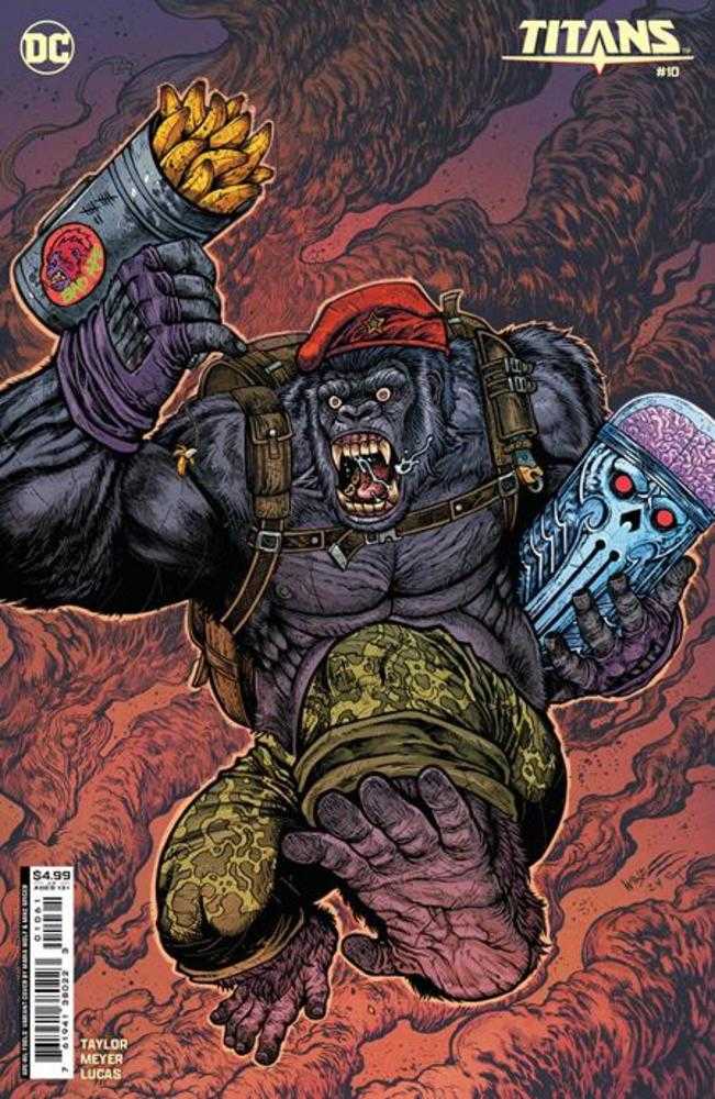 Titans #10 Cover D Maria Wolf April Fools Monsieur Mallah Card Stock Variant | L.A. Mood Comics and Games