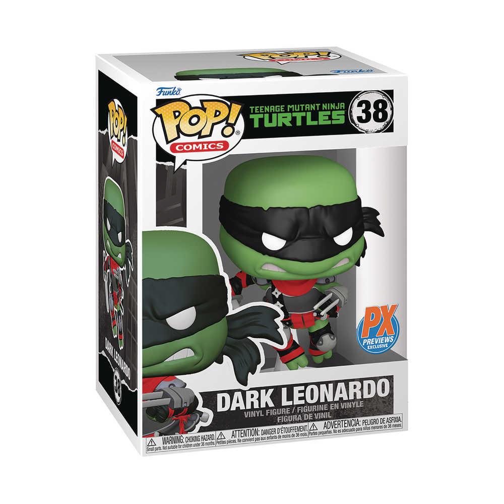 Pop Comics Teenage Mutant Ninja Turtles Dark Leonardo Previews Exclusive Vinyl Figure | L.A. Mood Comics and Games