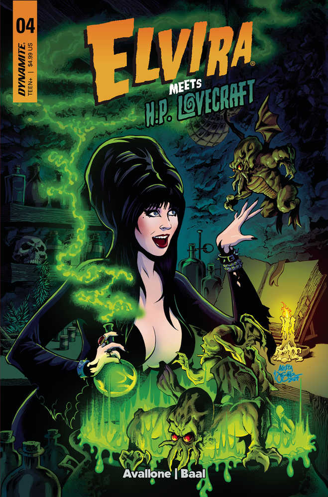 Elvira Meets Hp Lovecraft #4 Cover A Acosta | L.A. Mood Comics and Games