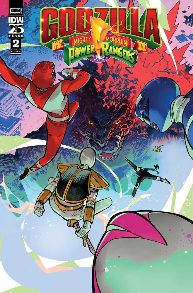 Godzilla vs. The Mighty Morphin Power Rangers II #2 Cover A (Rivas) | L.A. Mood Comics and Games