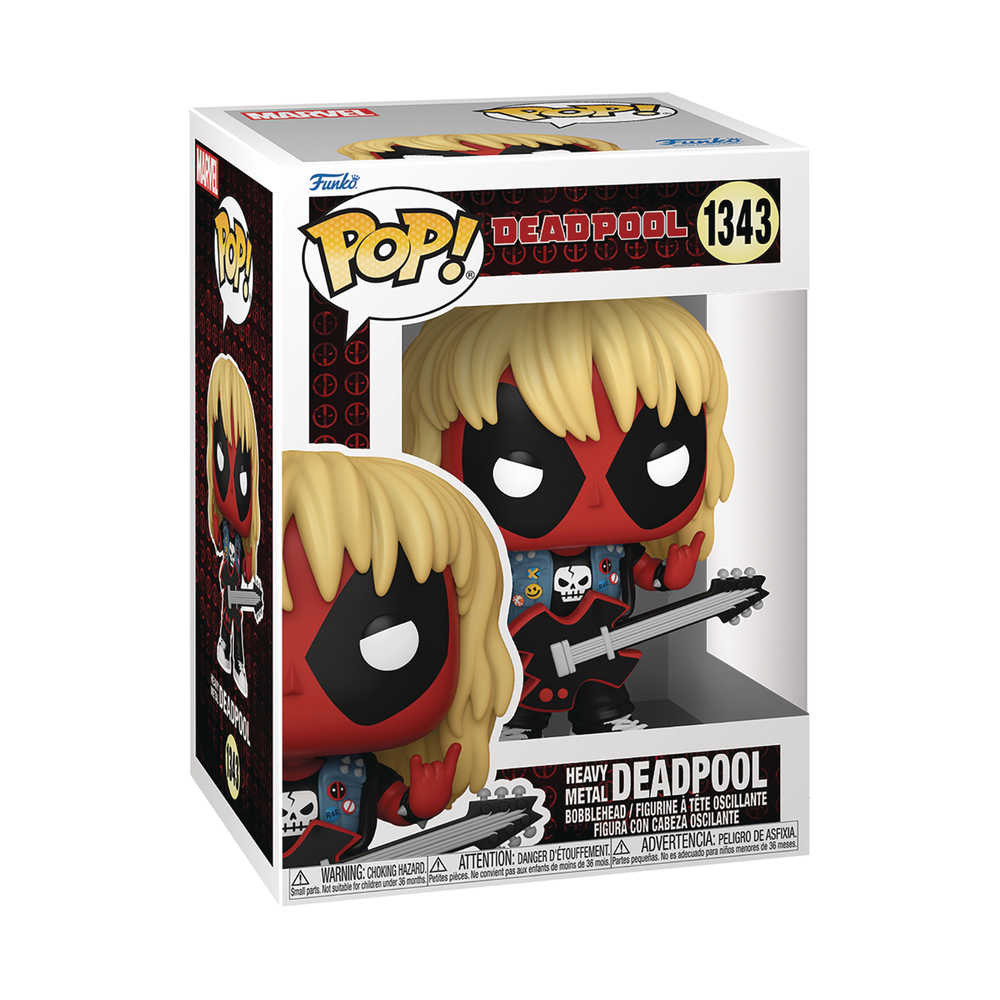 Pop Marvel Deadpool Metal Band Vinyl Figure | L.A. Mood Comics and Games