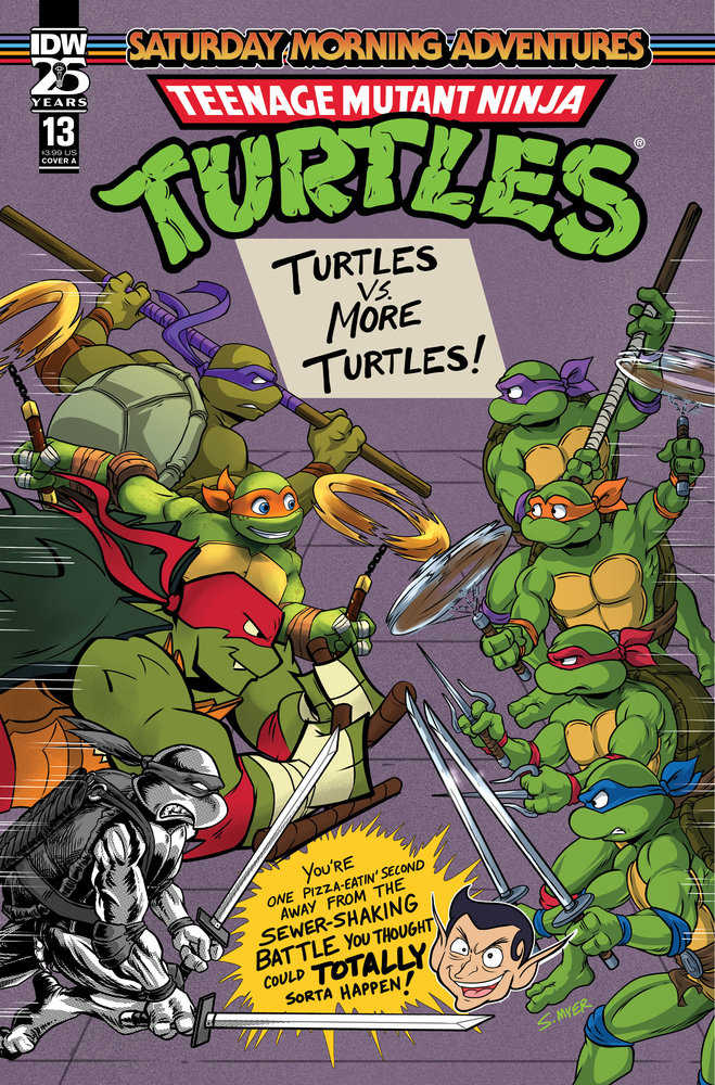 Teenage Mutant Ninja Turtles: Saturday Morning Adventures #13 Cover A (Myer) | L.A. Mood Comics and Games