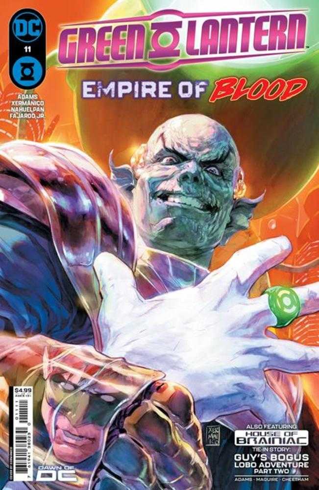 Green Lantern #11 Cover A Xermanico (House Of Brainiac) | L.A. Mood Comics and Games