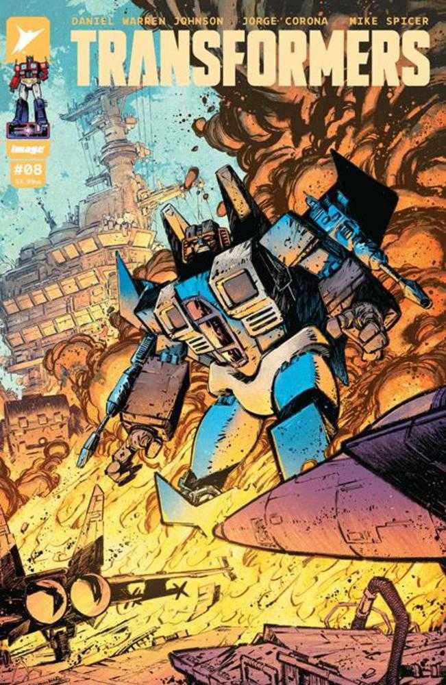 Transformers #8 Cover B Jorge Corona & Mike Spicer Variant | L.A. Mood Comics and Games