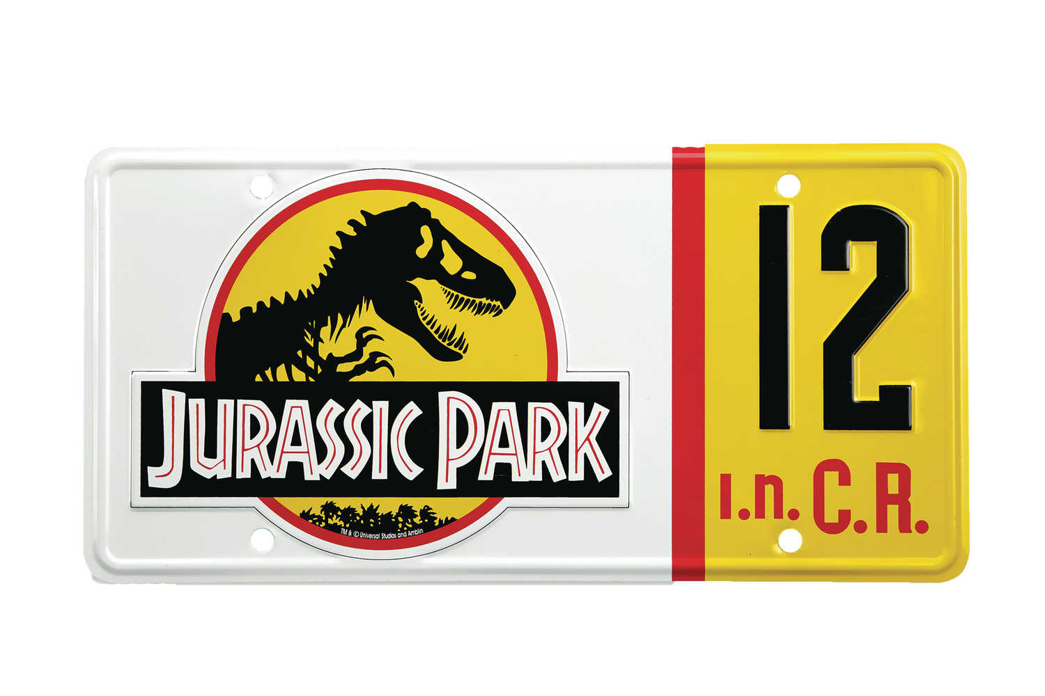 Jurassic Park Nedry License Plate | L.A. Mood Comics and Games