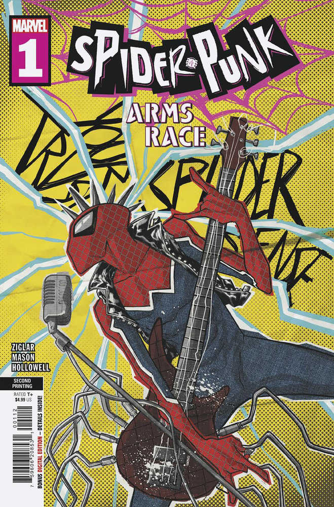 Spider-Punk: Arms Race #1 David Baldeon 2nd Print Variant | L.A. Mood Comics and Games