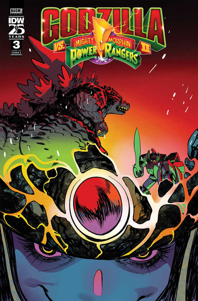 Godzilla vs. The Mighty Morphin Power Rangers II #3 Cover A (Rivas) | L.A. Mood Comics and Games