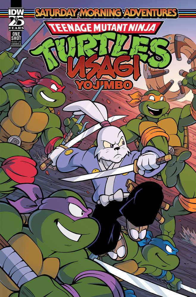 Teenage Mutant Ninja Turtles/Usagi Yojimbo: Saturday Morning Adventures Cover A (Lawrence) | L.A. Mood Comics and Games