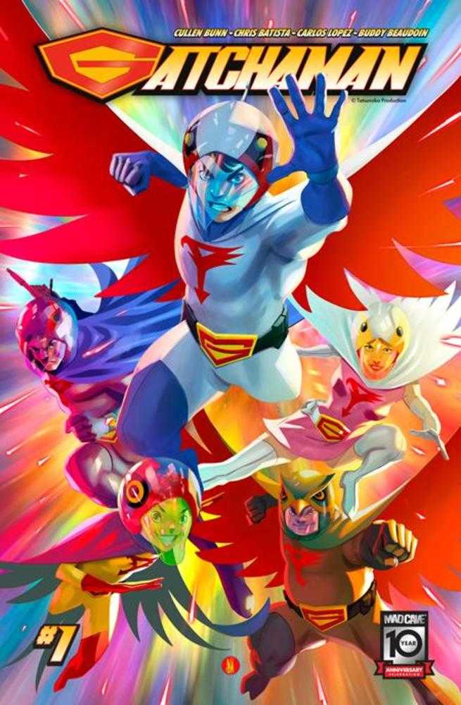 Gatchaman #1 Cover A Inaki Miranda | L.A. Mood Comics and Games