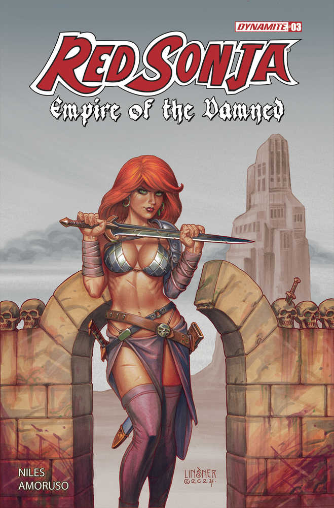 Red Sonja Empire Damned #3 Cover B Linsner | L.A. Mood Comics and Games