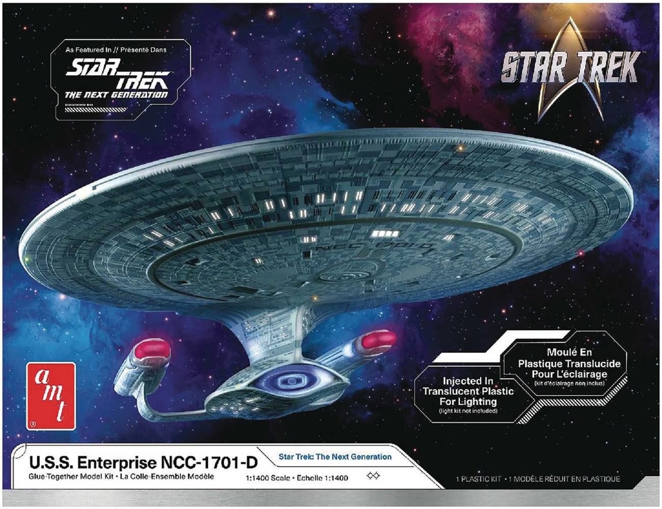 Star Trek Tng Uss Enterprise Ncc-1701-D Amt 1/24 Model Kit ( | L.A. Mood Comics and Games