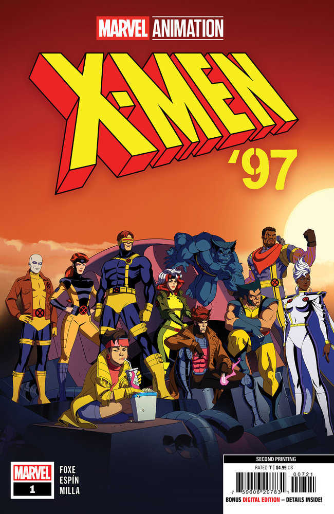 X-Men '97 #1 Marvel Animation 2nd Print Variant | L.A. Mood Comics and Games