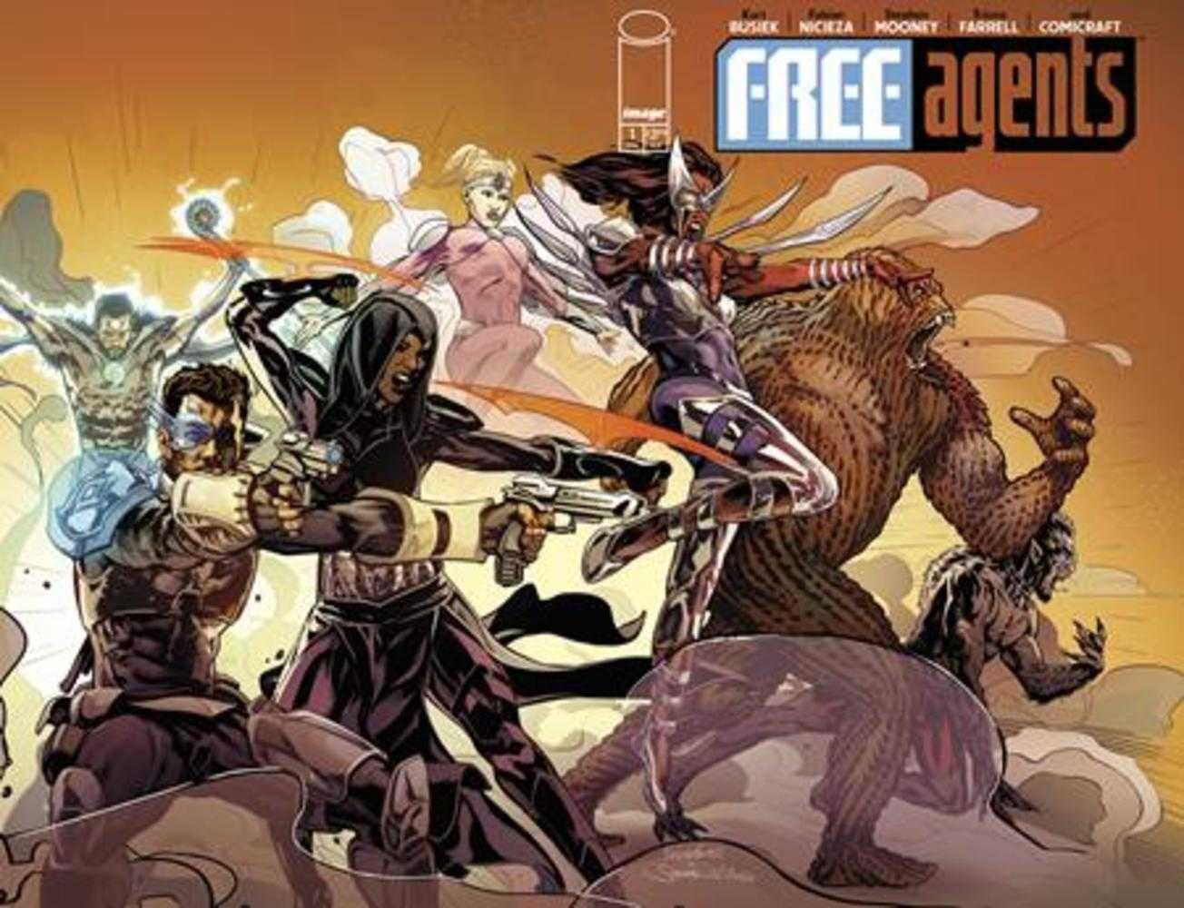 Free Agents #1 Cover A Stephen Mooney Wraparound | L.A. Mood Comics and Games