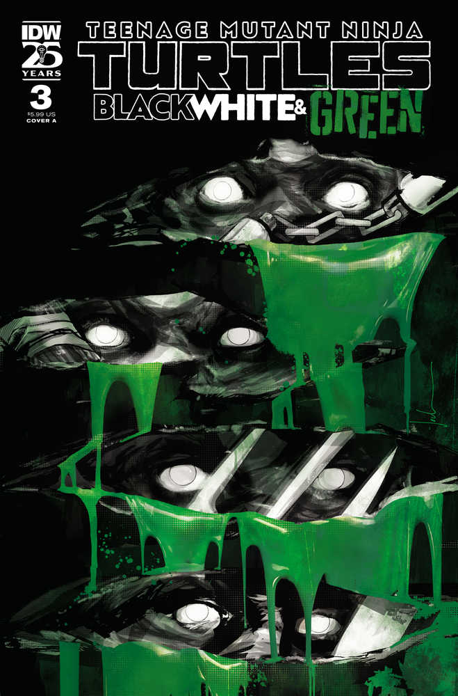 Teenage Mutant Ninja Turtles Black White & Green #3 Cover A Jock | L.A. Mood Comics and Games