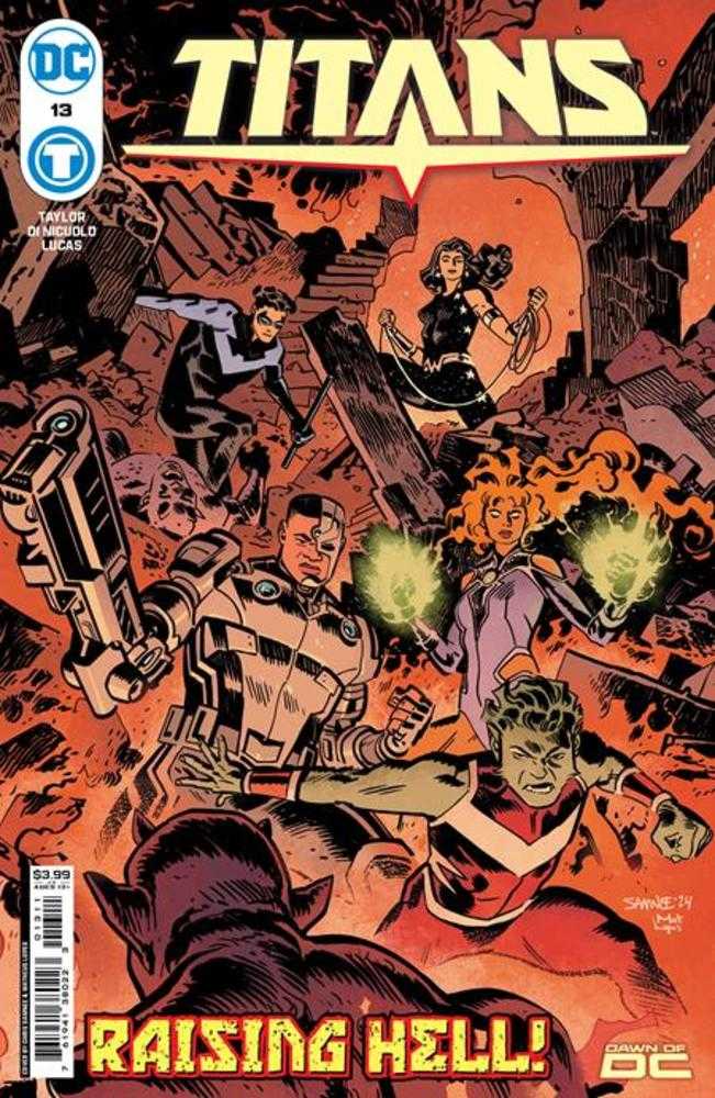 Titans #13 Cover A Chris Samnee | L.A. Mood Comics and Games