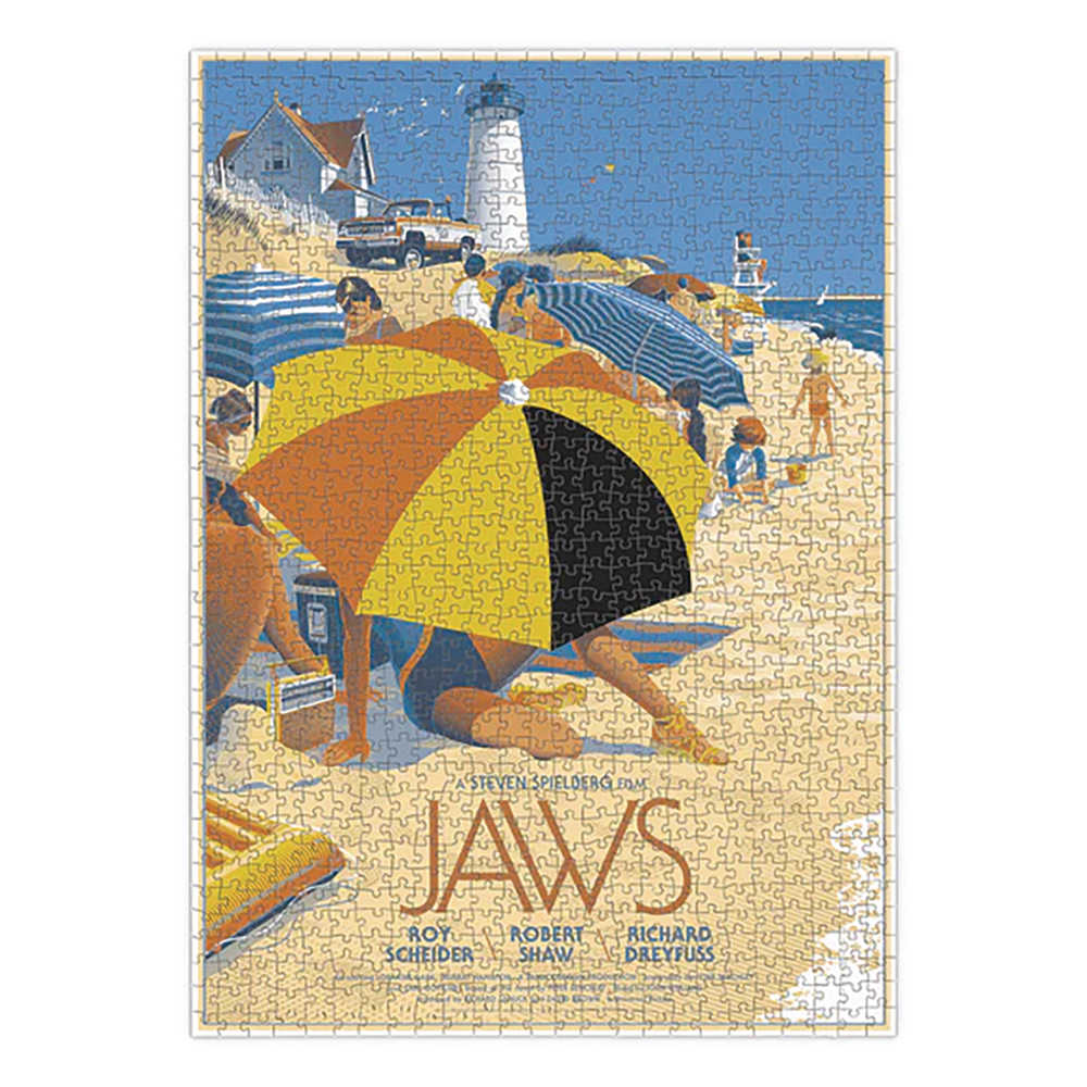 Jaws By Laurent Durieux 20x28in 1000 Piece Puzzle | L.A. Mood Comics and Games