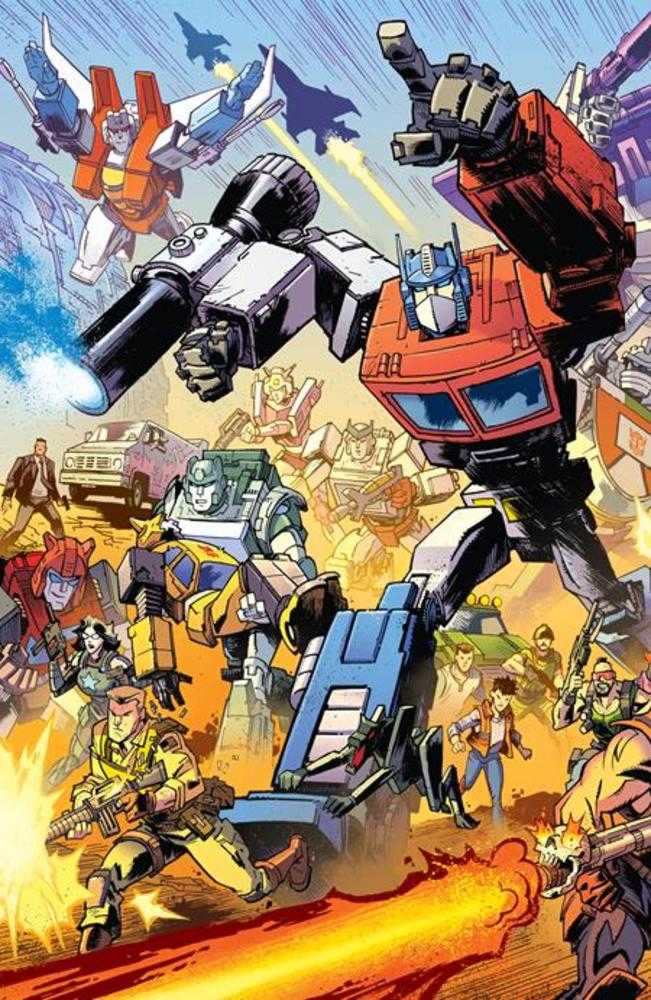 Transformers #9 Cover F Jason Howard Connecting Eu Anniversary Variant | L.A. Mood Comics and Games