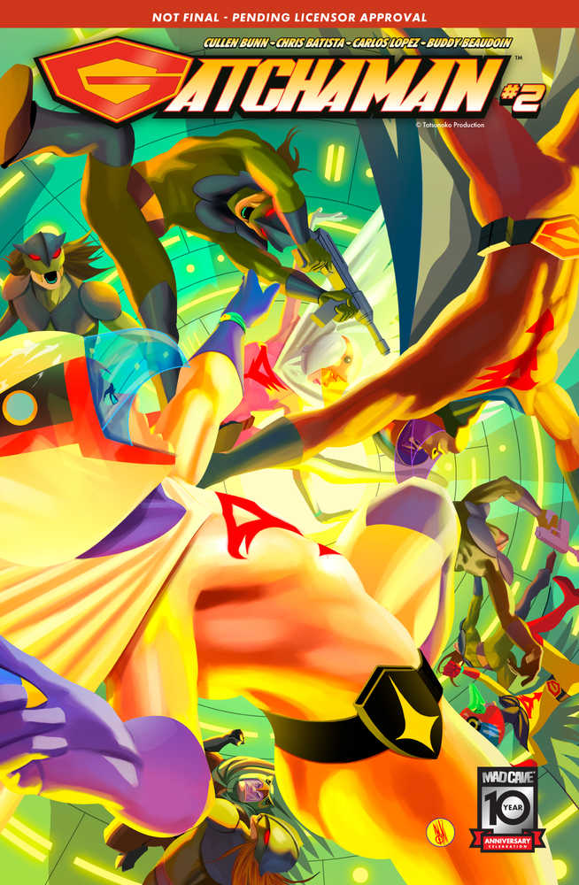 Gatchaman #2 Cover A Inaki Miranda | L.A. Mood Comics and Games