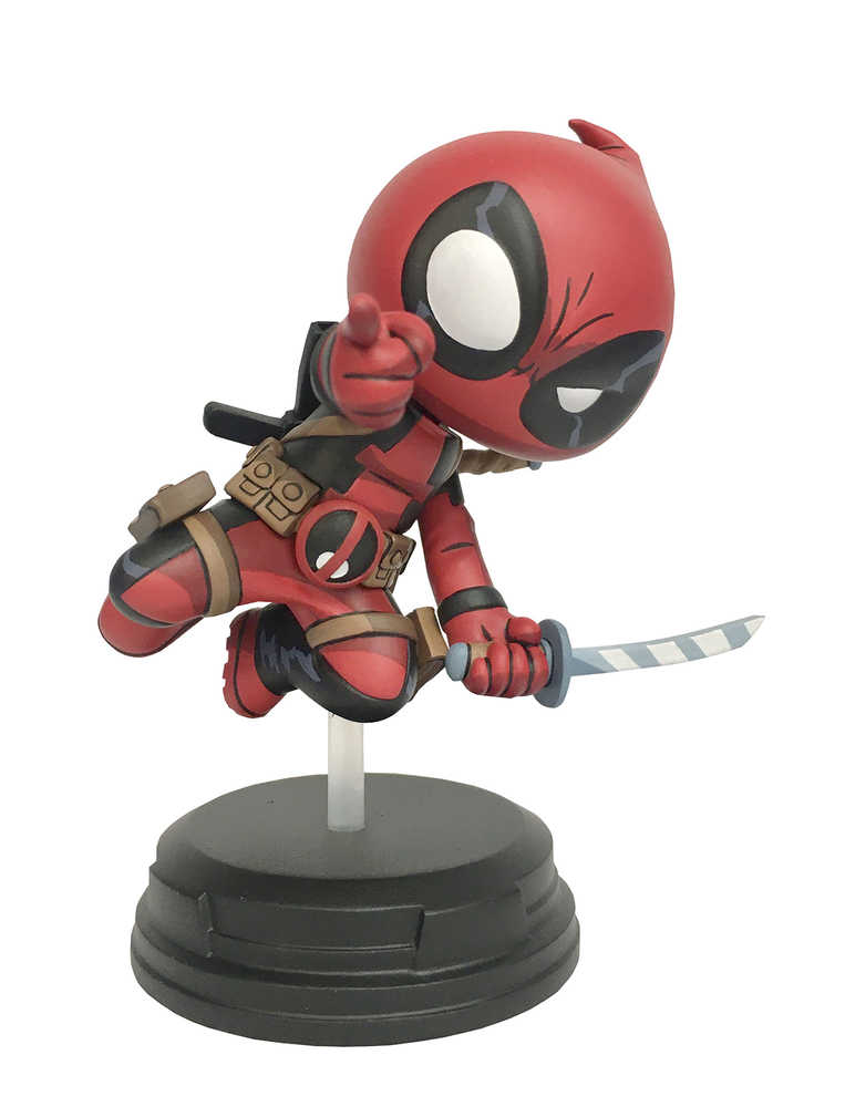 Marvel Animated Deadpool Jumping Statue | L.A. Mood Comics and Games