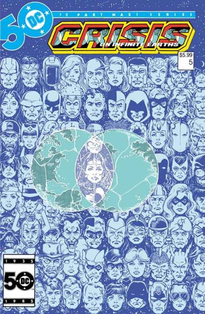 Crisis On Infinite Earths #5 Facsimile Edition Cover B George Perez Foil Variant | L.A. Mood Comics and Games