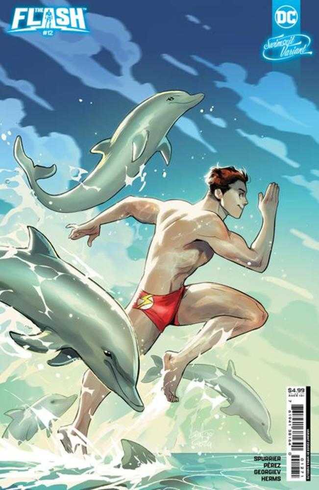 Flash #12 Cover E Mirka Andolfo Swimsuit Card Stock Variant | L.A. Mood Comics and Games