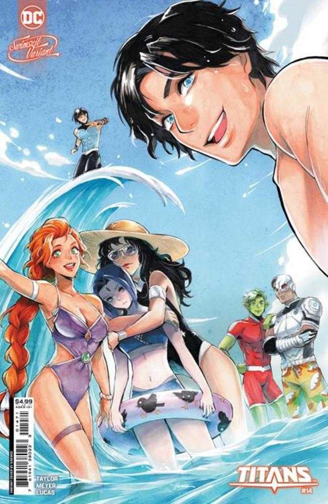 Titans #14 Cover E Saowee Swimsuit Card Stock Variant | L.A. Mood Comics and Games