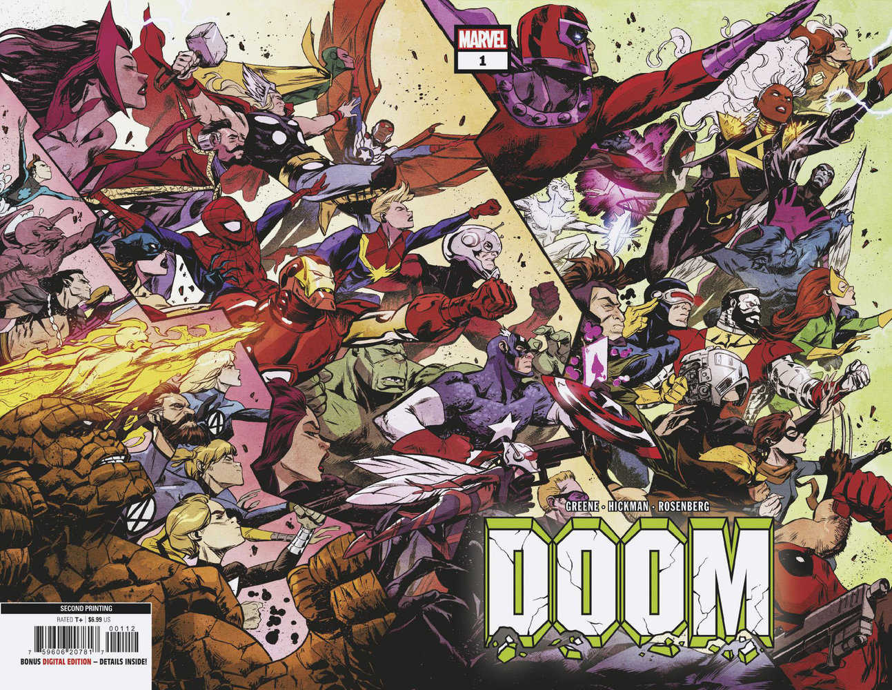 Doom #1 Sanford Greene Wraparound 2nd Print Variant | L.A. Mood Comics and Games