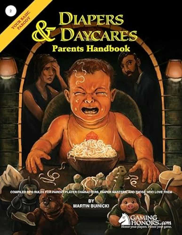 Diapers & Daycares: Parents Handbook, Basic Parody | L.A. Mood Comics and Games