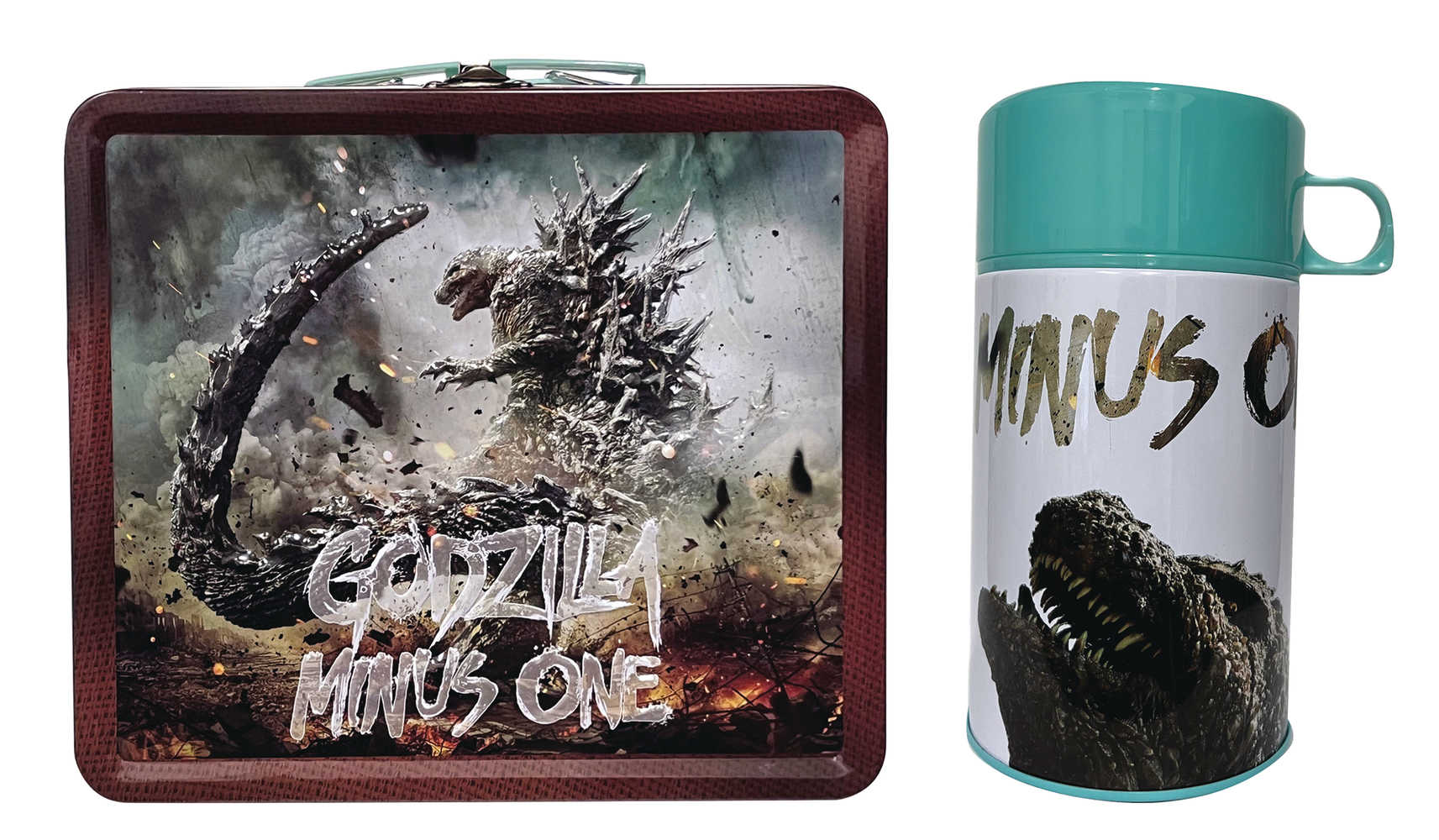 Tin Titans Godzilla Minus One Previews Exclusive Lunch Box W/Bev Container ( | L.A. Mood Comics and Games