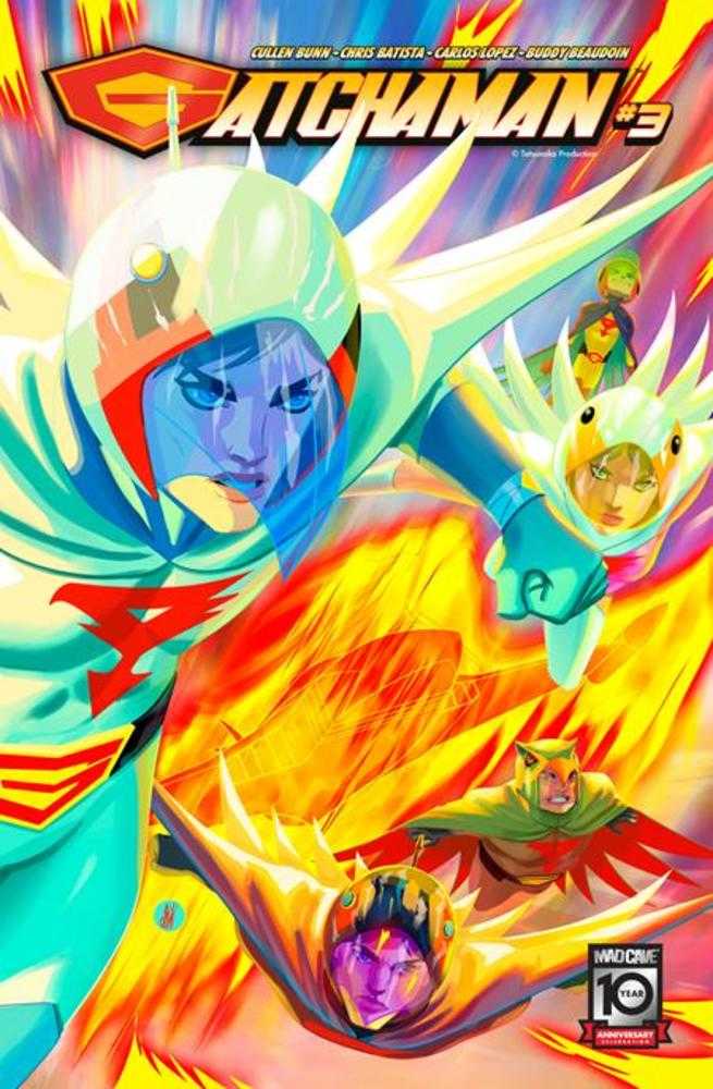 Gatchaman #3 Cover A Inaki Miranda | L.A. Mood Comics and Games