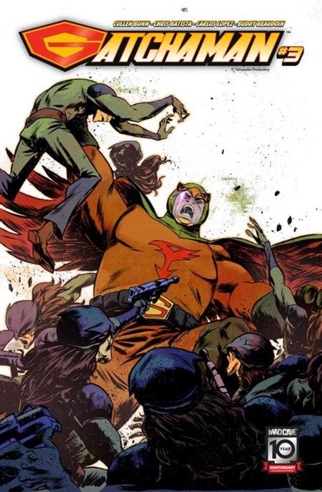 Gatchaman #3 Cover B Sanford Greene Connecting | L.A. Mood Comics and Games