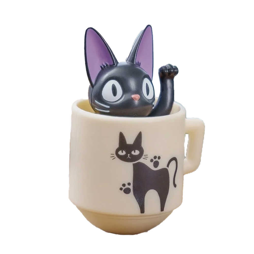 Kikis Delivery Service Jiji Teacup Roly Poly Tilting Figure | L.A. Mood Comics and Games