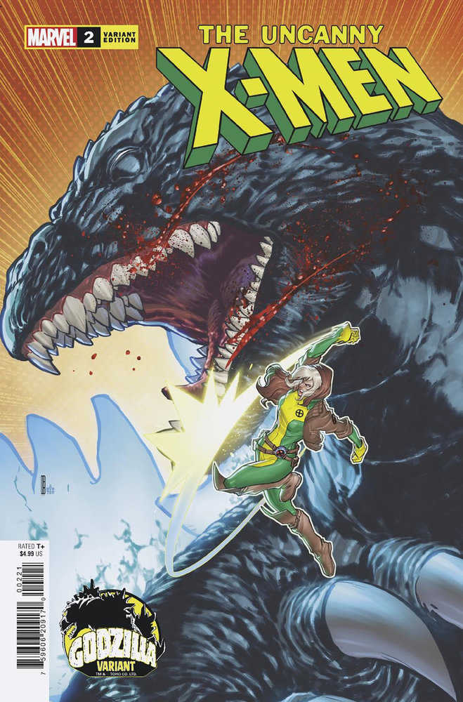 Uncanny X-Men #2 David Baldeon Godzilla Variant | L.A. Mood Comics and Games