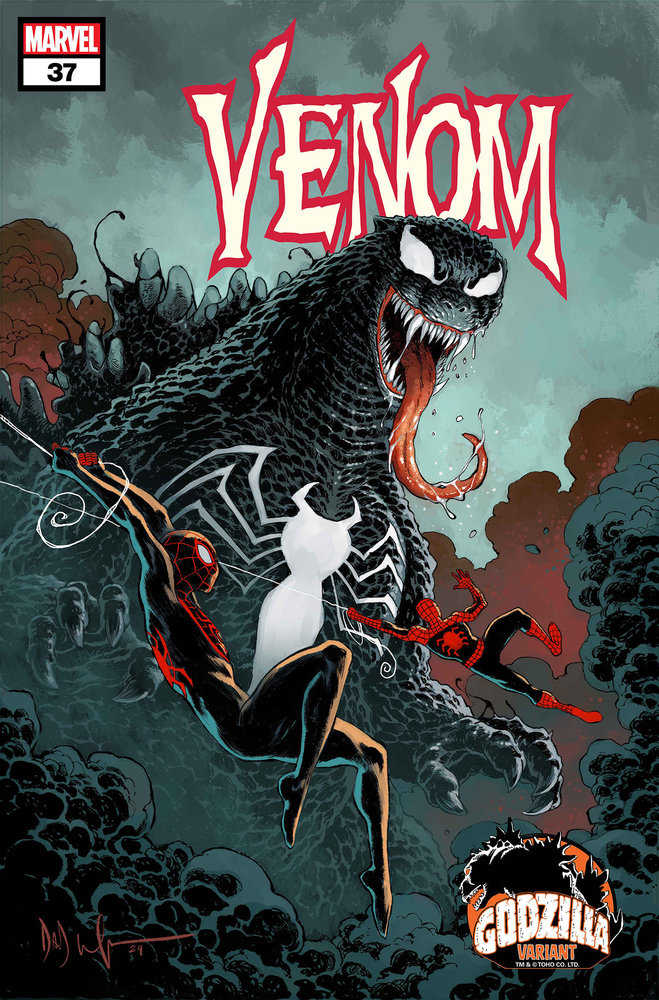 Venom #37 Dave Wachter Godzilla Variant [Vw] | L.A. Mood Comics and Games