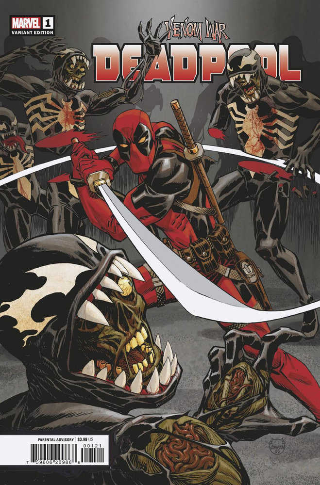 Venom War: Deadpool #1 Dave Johnson Variant [Vw] | L.A. Mood Comics and Games