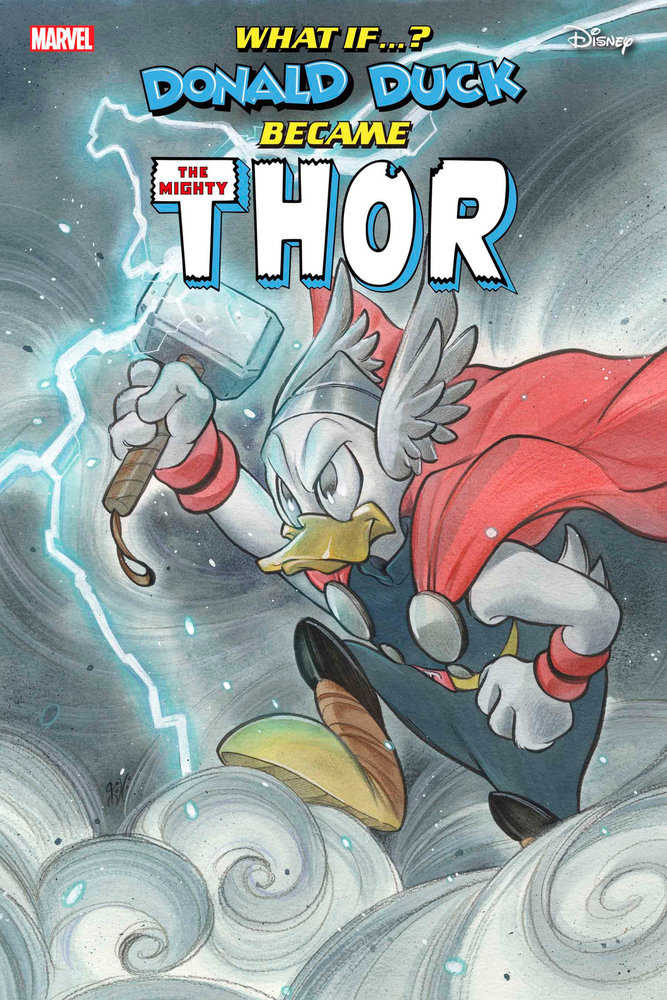 Marvel & Disney: What If...? Donald Duck Became Thor #1 Peach Momoko Variant | L.A. Mood Comics and Games