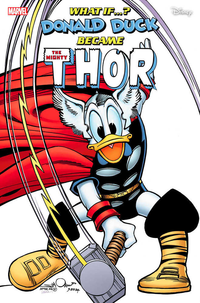 Marvel & Disney: What If...? Donald Duck Became Thor #1 Walt Simonson Variant | L.A. Mood Comics and Games