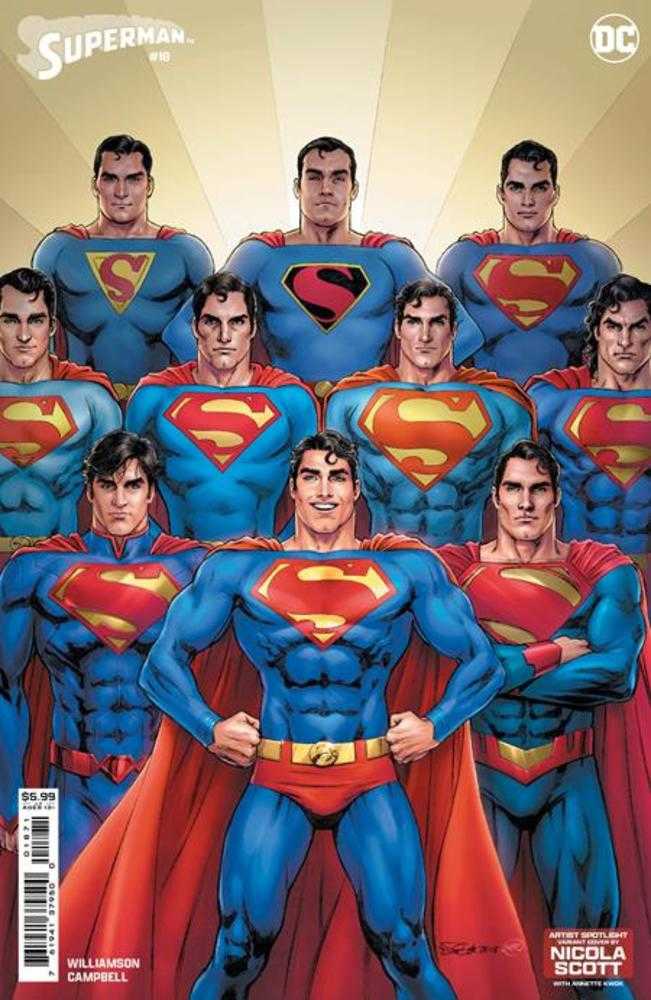 Superman #18 Cover E Nicola Scott Artist Spotlight Card Stock Variant (Absolute Power) | L.A. Mood Comics and Games